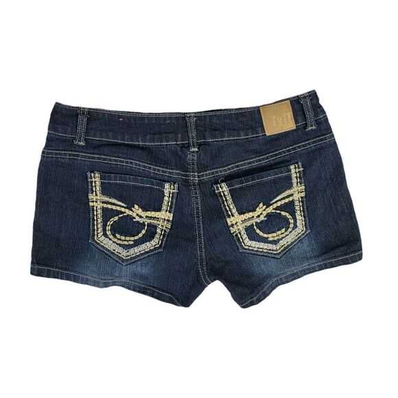 Tyte American Standard brand Dark Wash denim shorts size 5 - Picture 1 of 9